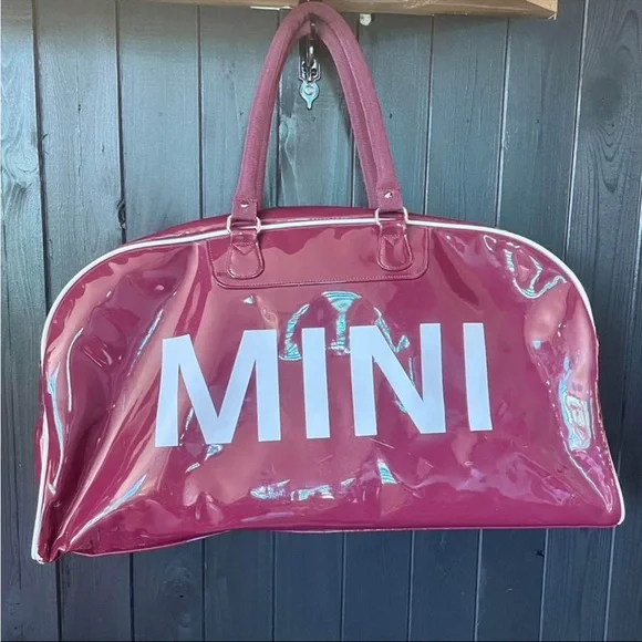 BMW Bags Bmw Mini Cooper Patent Duffle Travel Bag Poshmark